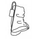 Lithium Standard: heating element embedded in toe area, fit in any boot or shoe