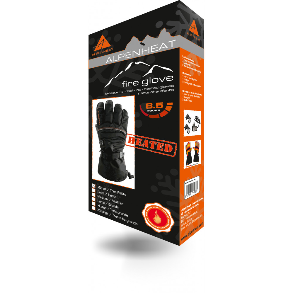 Alpenheat beheizte Handschuhe S AG2 Fire-Glove small Winter WARM heat is on NEU 