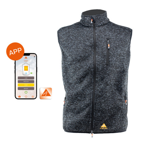 Gestrickte Fleece Heizweste: APP