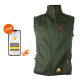 Heated Knitted Fleece Vest: APP