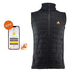 Gilet matelassé chauffant : APP noir